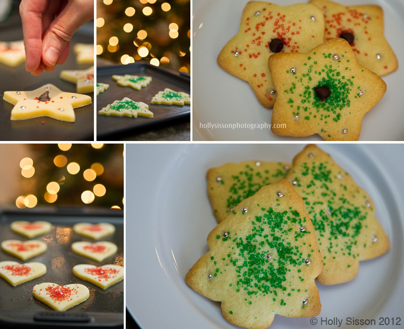 Kris kringle cookies collage
