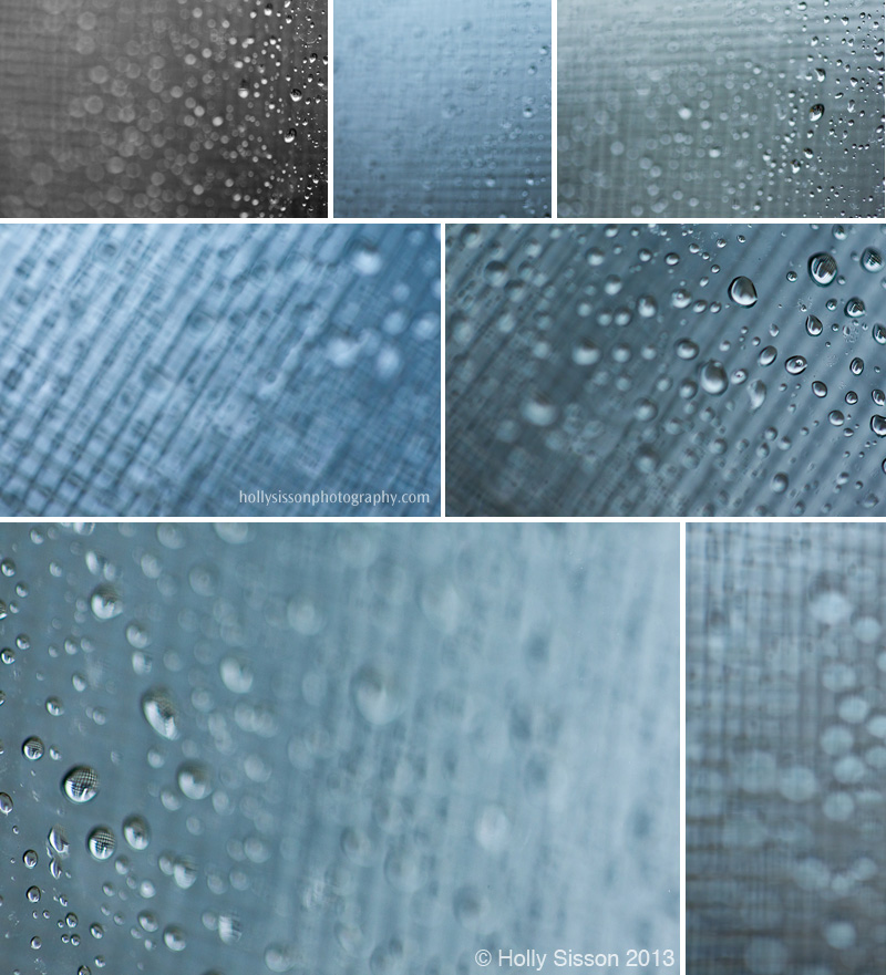 Rain Drops Bokeh Screen Collage