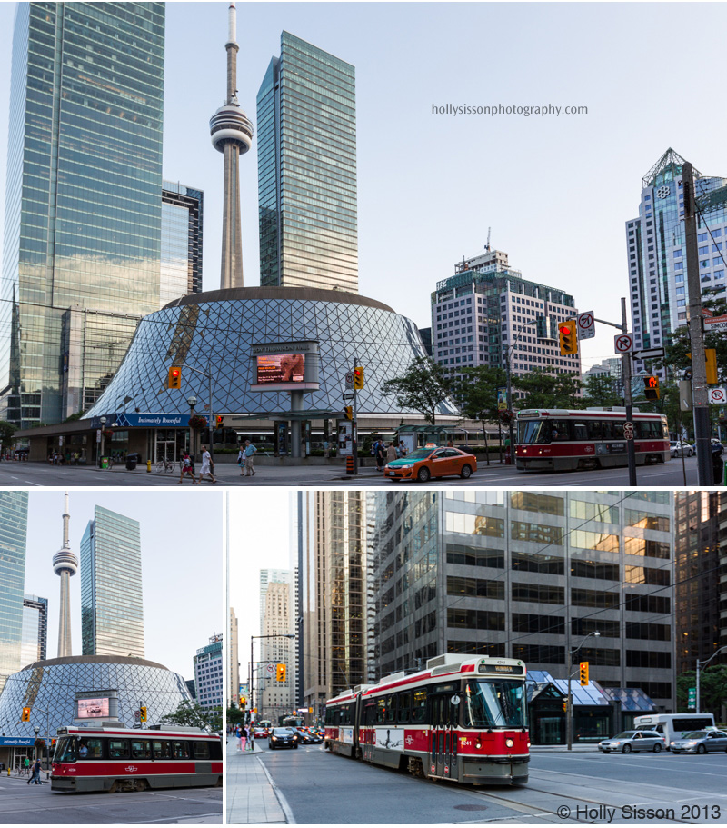 CN Tower TTC Streetcar Collage