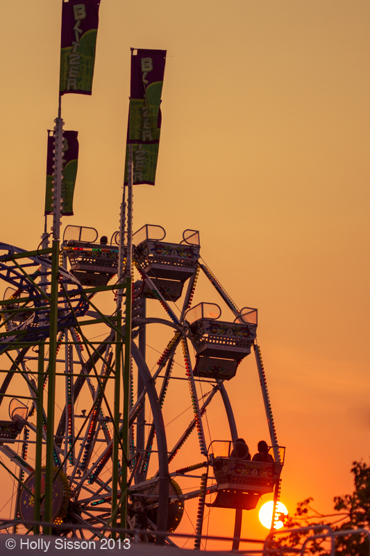 Ferris Wheel at Sunset