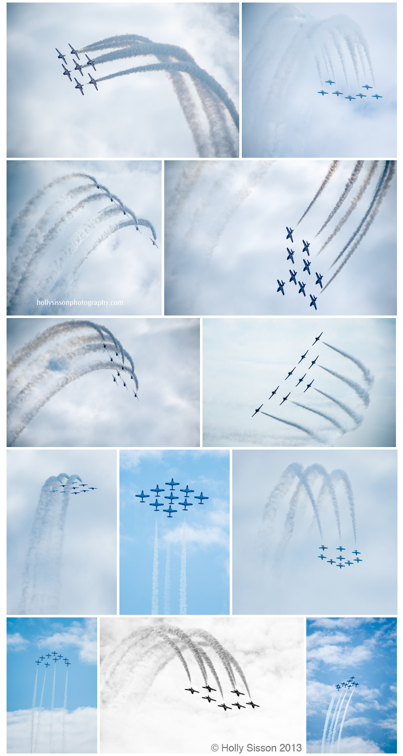 CF Snow Birds 2013 Air Show Collage